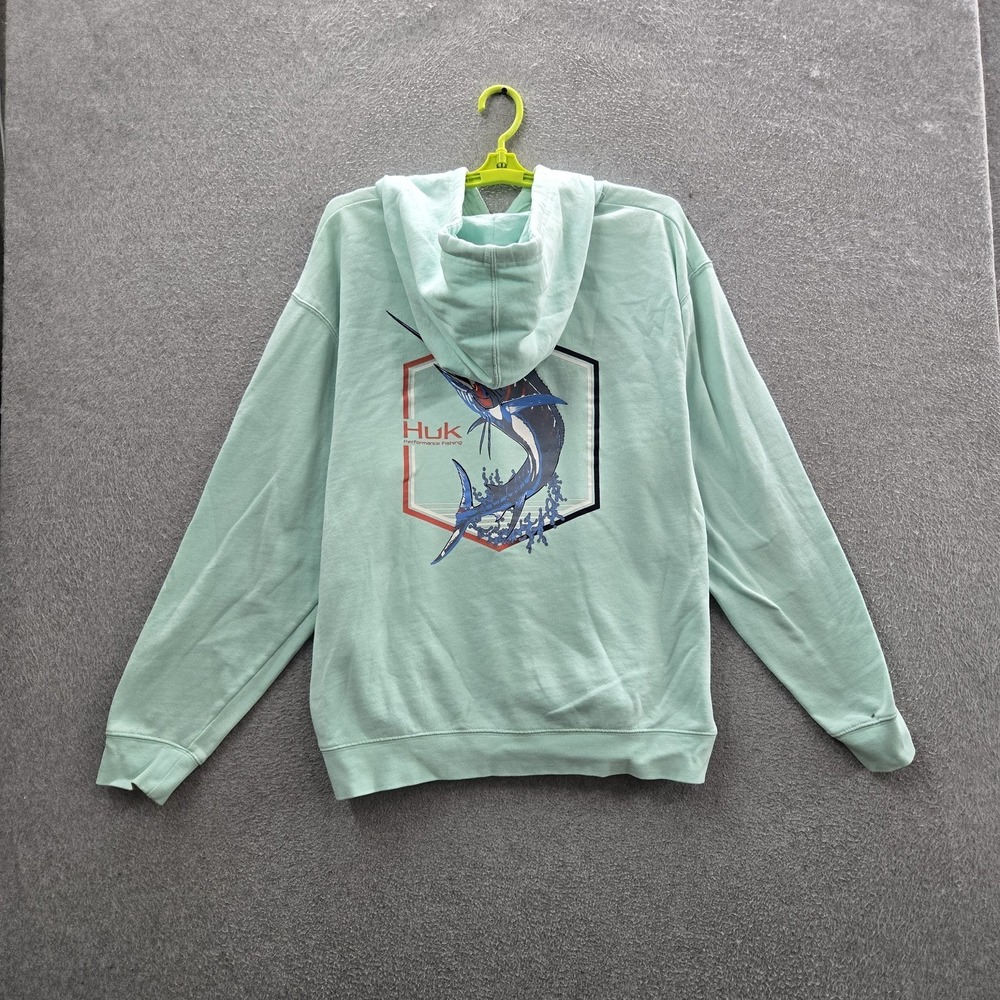 Huk Mint Green Marlin Graphic Hoodie